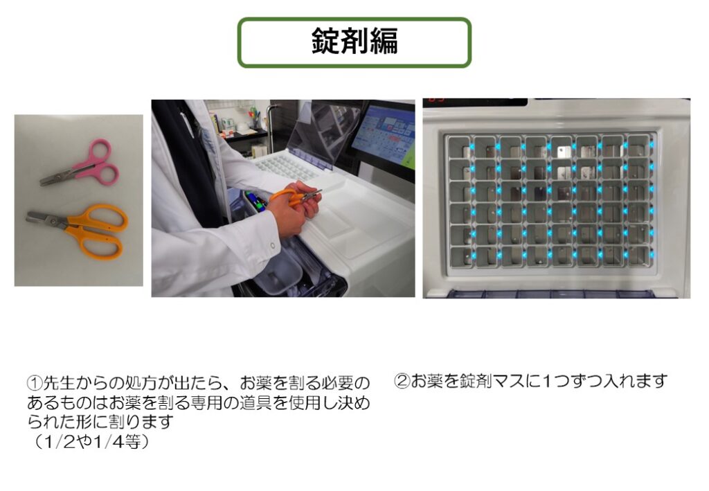 お薬の製造　錠剤編01